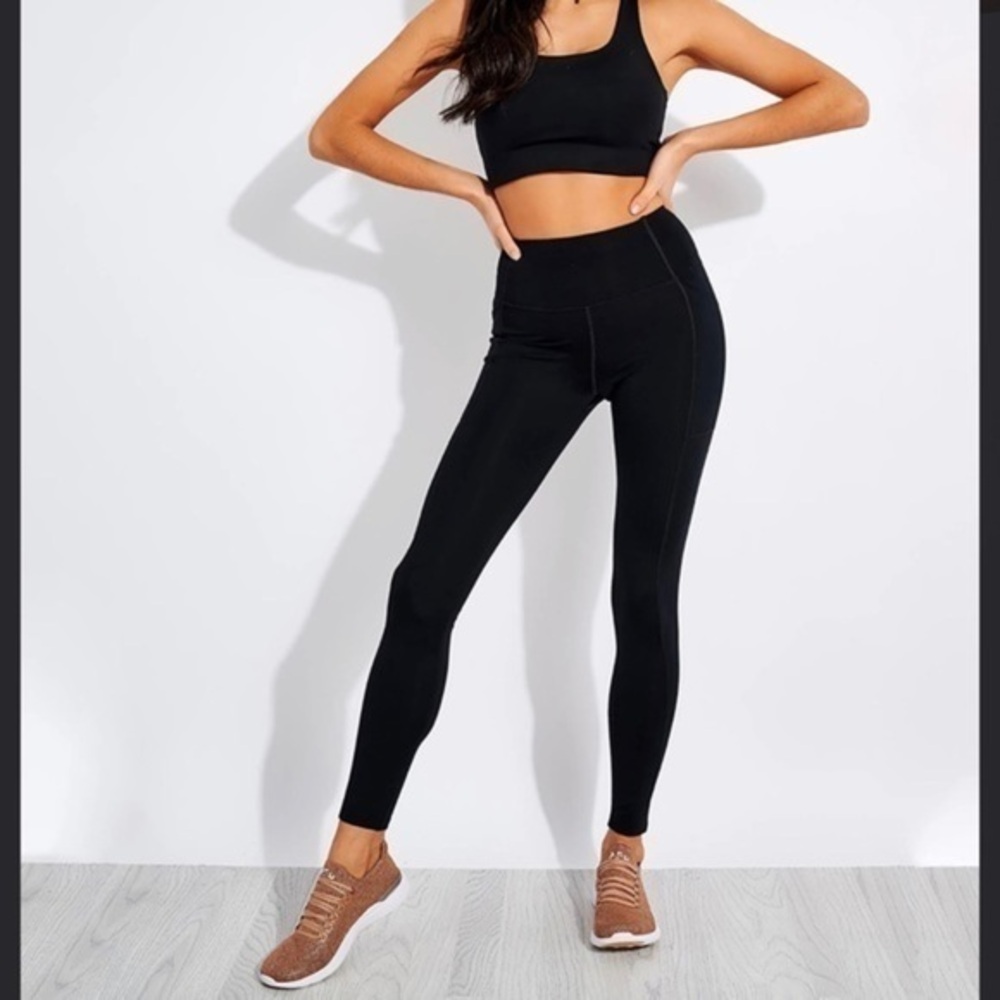 Girlfriend Collective leggings Black Compressive Pocket Legging workout